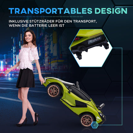 Electric baby car, 2 positions, music, age 37-60 months