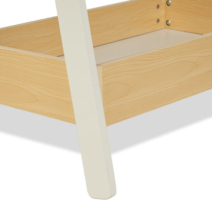 Children's Wooden Clothes Rack with Storage Tray