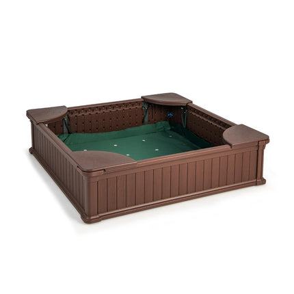 Children's Wooden Sandbox with Cover & Seats