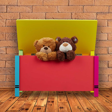 Children's bench with storage space