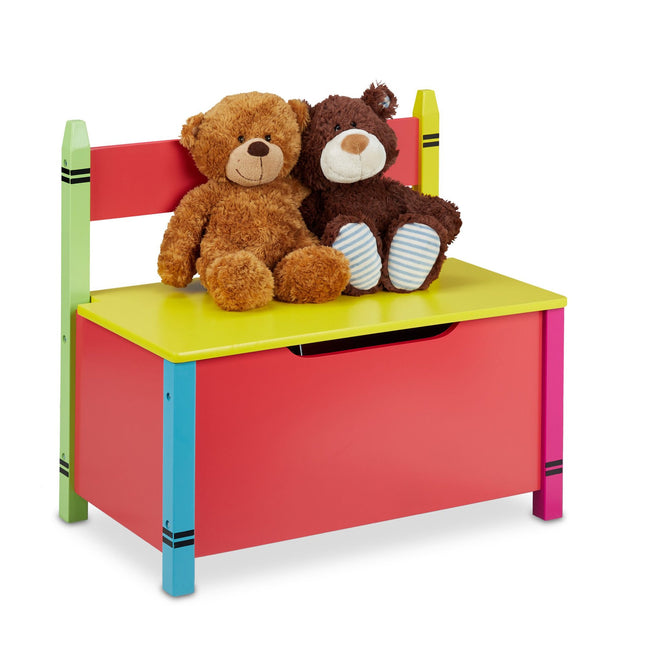 Children's bench with storage space