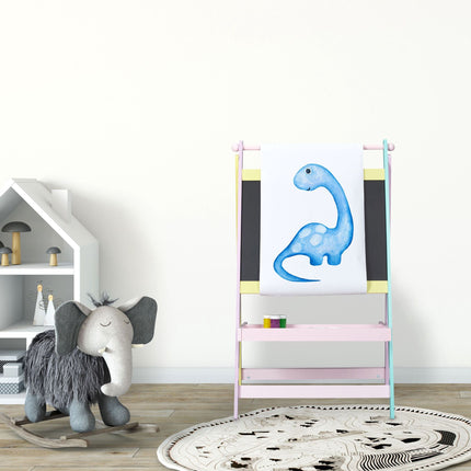Children's board with paper roll