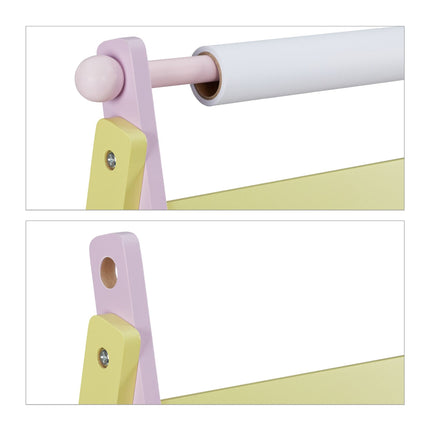Children's board with paper roll