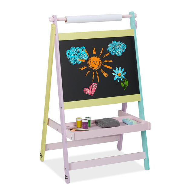 Children's board with paper roll