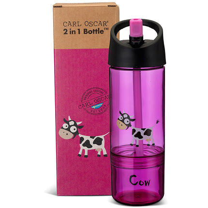 Children's bottle 2 in 1 0.3 + 0.15L Cerise
