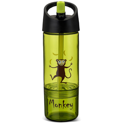 Children's bottle 2 in 1 0.3 + 0.15L Lime