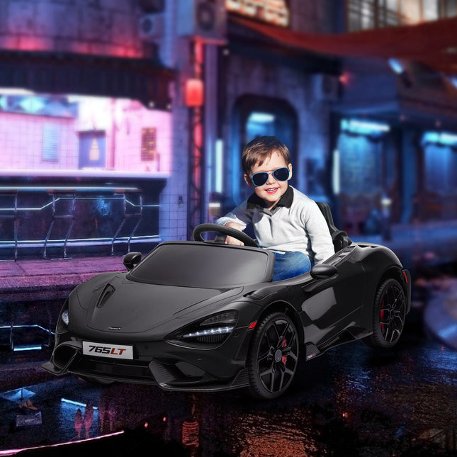Electric car for children 12V, Remote control, Music, Black