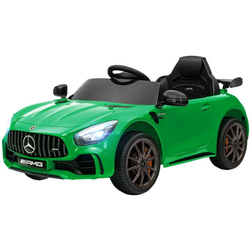 Electric car for children, 12V, Remote control, USB & MP3, Green