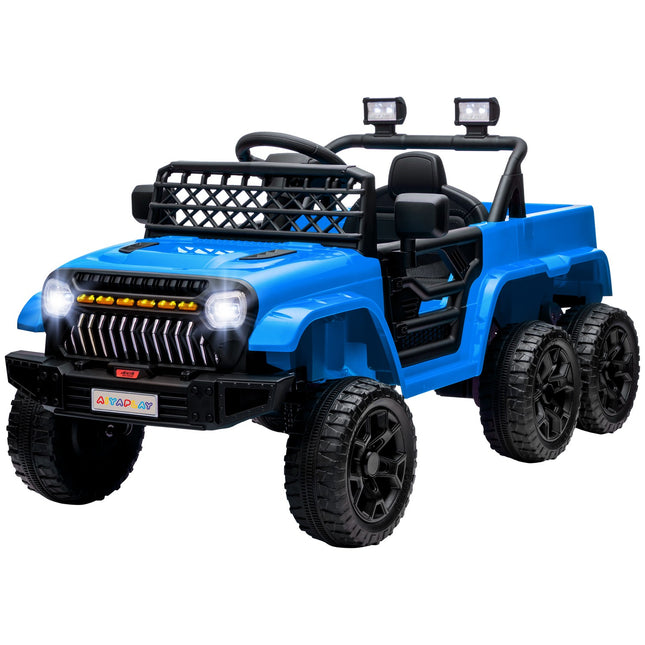 Children's 12V electric off-road vehicle with remote control and LED light