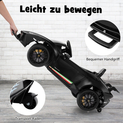 Children's electric car Lamborghini 12V children's car electric with remote control black