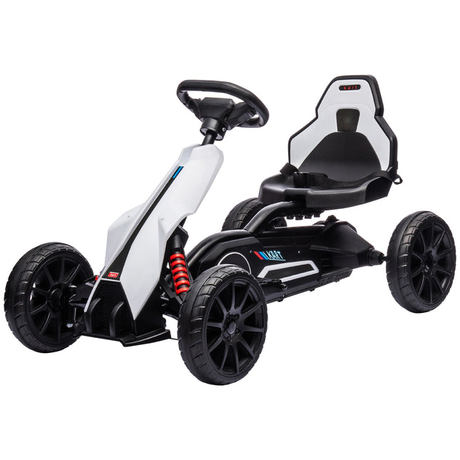 Electric Drift Go-Kart for children, 12V, 3-8 years, White
