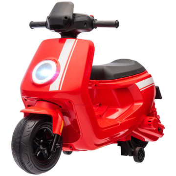 Electric motorcycle for children, 6V, music & light, red