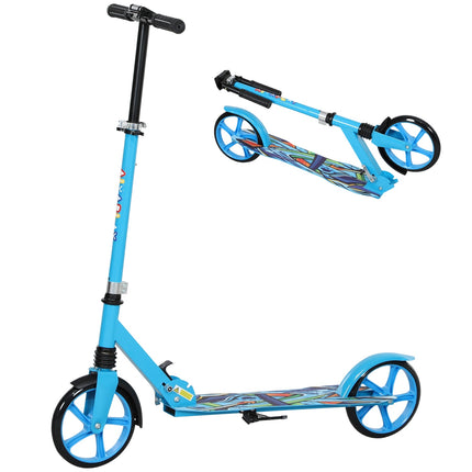 Children's foldable kick scooter, adjustable, 6-12 years