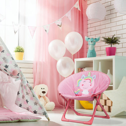 Children's moon chair foldable