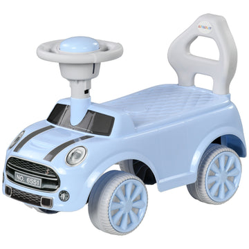 Light blue children's car with anti-tip, 53x52x35 cm