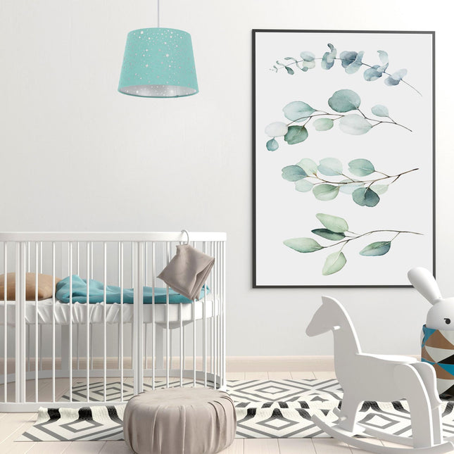 Children's room lamp in fabric