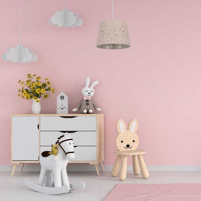 Children's room lamp in fabric