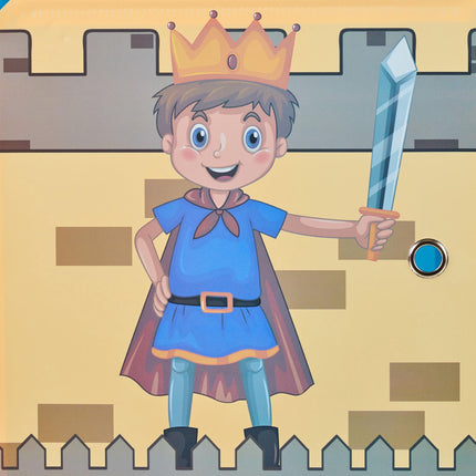 Children's room like a knight's castle
