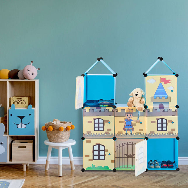 Children's room like a knight's castle
