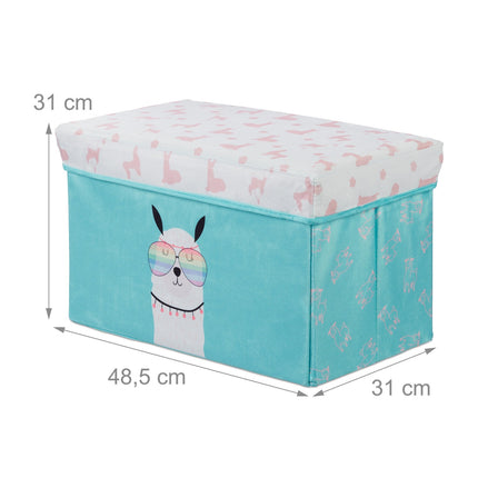 Children's seat box with motif