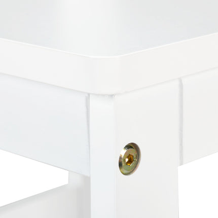 Children's seating group white with 2 chairs