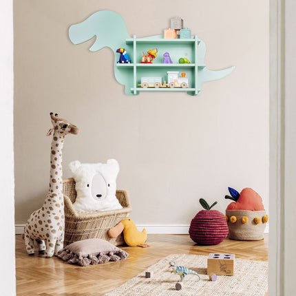 Children's shelf Dino for the wall