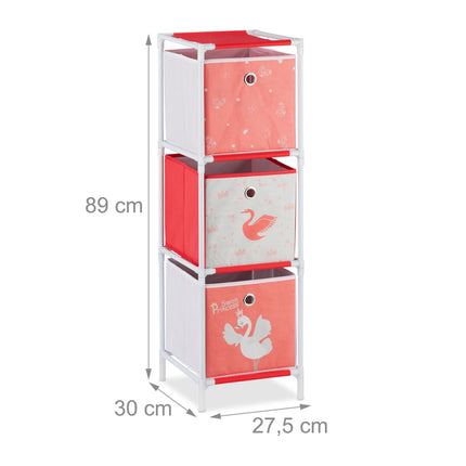 Children's shelf Swan with drawers