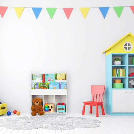 Children's shelf for books and toys