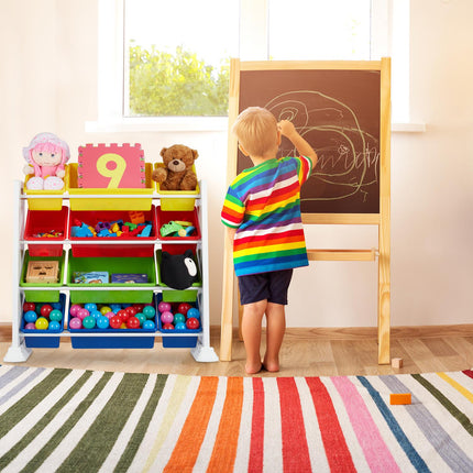 Children's shelf white with storage drawers