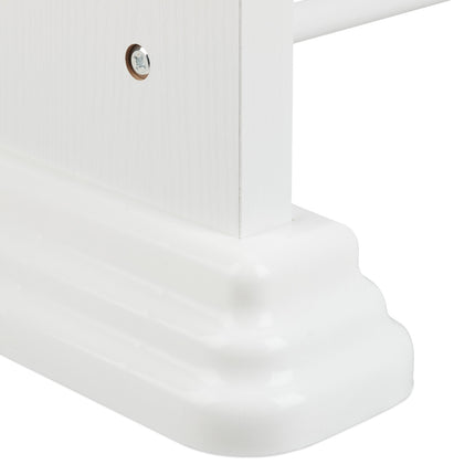 Children's shelf white with storage drawers