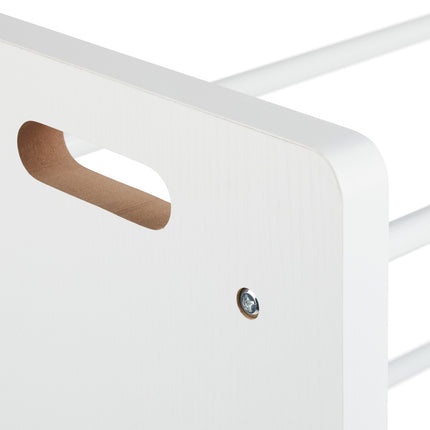 Children's shelf white with storage drawers