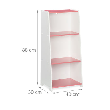 Children's shelf with 3 compartments