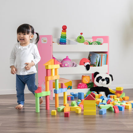 Children's shelf with 5 compartments