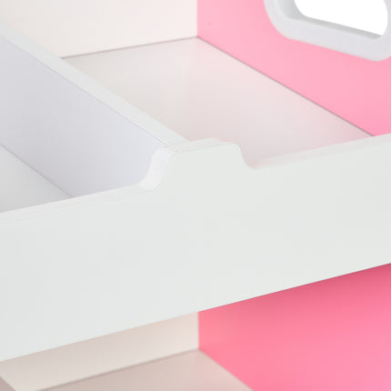 Children's shelf with 5 compartments
