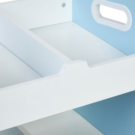 Children's shelf with 5 compartments