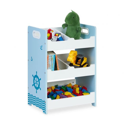 Children's shelf with 5 compartments