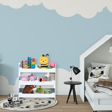 Children's shelf with 5 compartments