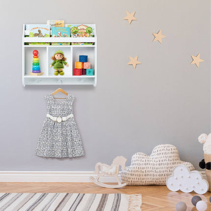 Children's shelf with 5 compartments