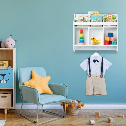 Children's shelf with 5 compartments