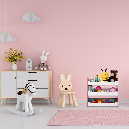 Children's shelf with 5 compartments