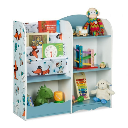 Children's shelf with dog motif