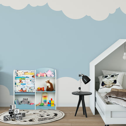 Children's shelf with dog motif