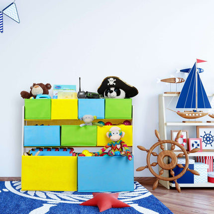 Children's shelf with motif and 9 drawers