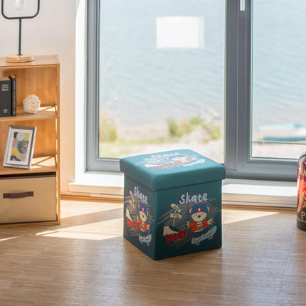 Children's stool with storage space