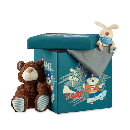 Children's stool with storage space