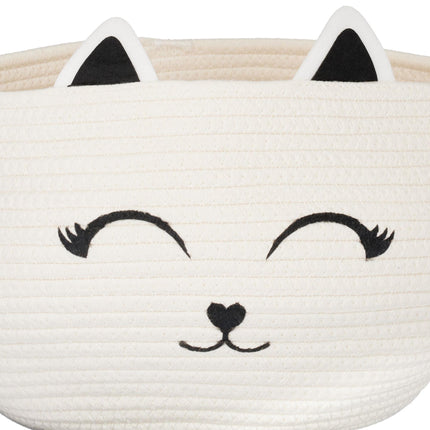 Children's storage basket cat
