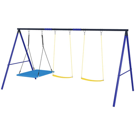 Outdoor children's swings - Platform and belt swings
