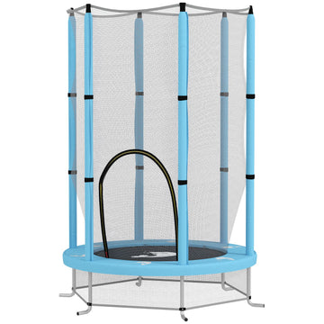 Indoor trampoline for children, Ø140 cm - Safety net, Zip Door