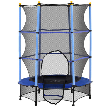 Garden trampoline for children with safety net Ø140 cm