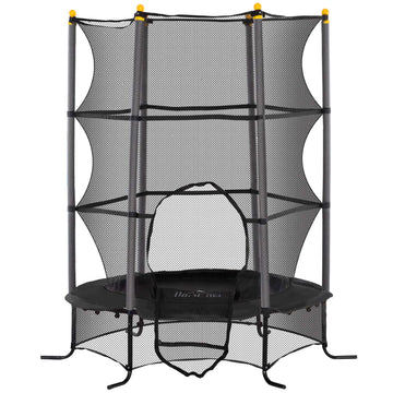 Outdoor trampoline for children with safety net, 163 cm diameter